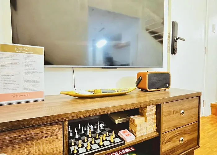 Cozy 2 Bedroom 2 Bath With Netflix And Karaoke Near Mrt Edsa